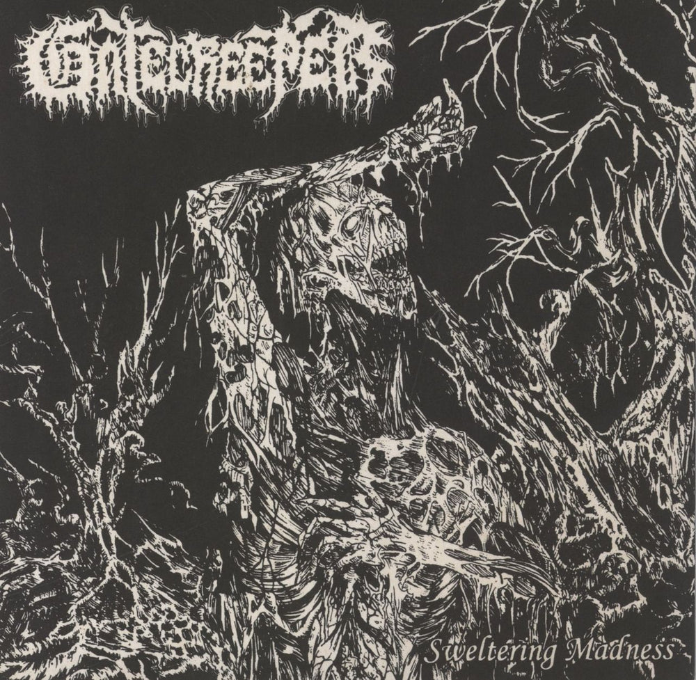 Gatecreeper Sweltering Madness - Swamp Green & Silver Vinyl US 7" vinyl single (7 inch record / 45) CCA055