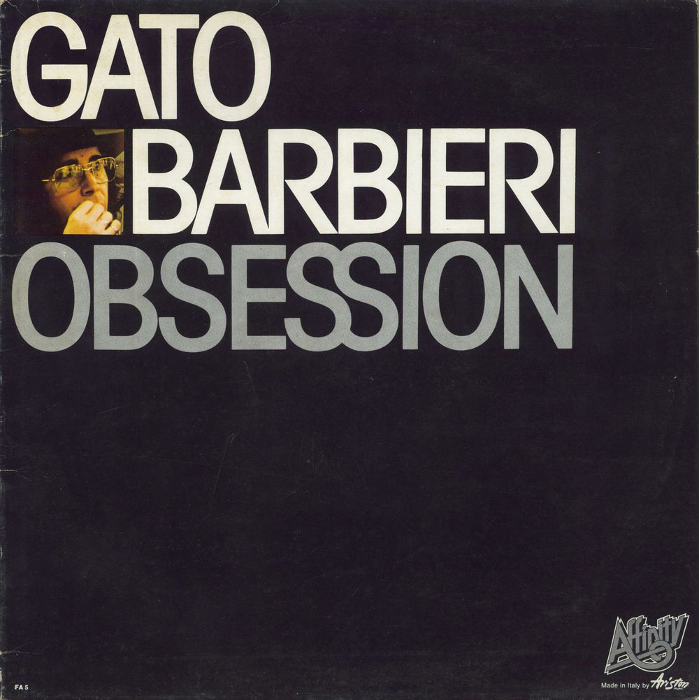 Gato Barbieri Obsession Italian vinyl LP album (LP record) FA5