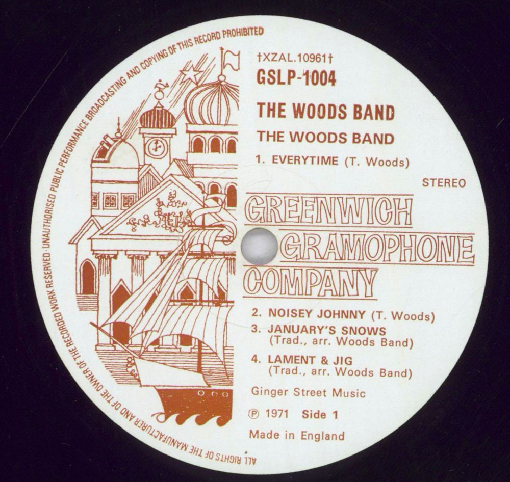 Gay & Terry Woods The Woods Band UK vinyl LP album (LP record) 3WILPTH832122