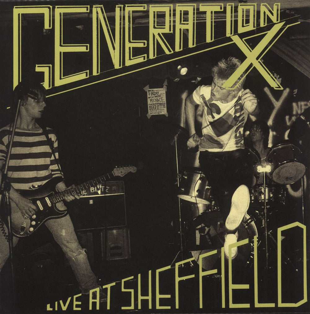 Generation X Live At Sheffield Spanish vinyl LP album (LP record) MR355