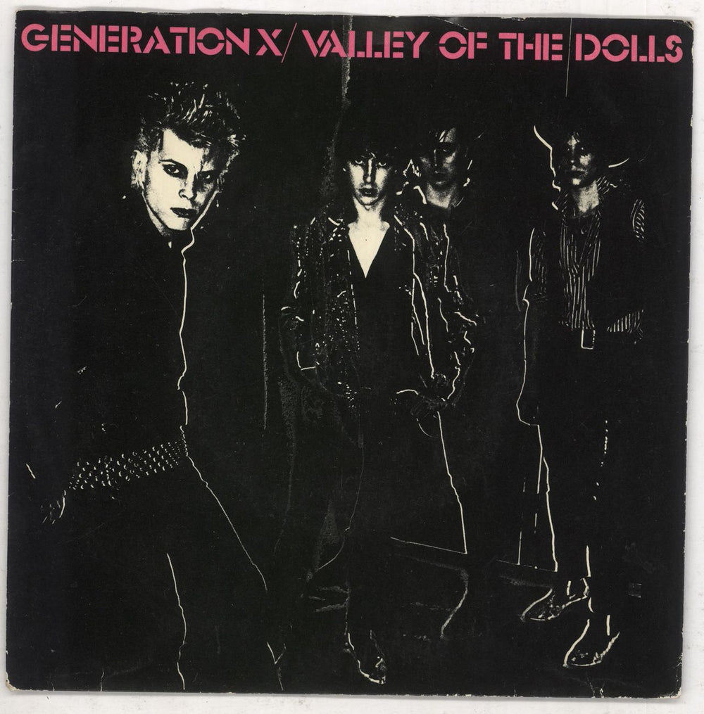 Generation X Valley Of The Dolls - Blue Injection + Sleeve UK 7" vinyl single (7 inch record / 45) CHS2310