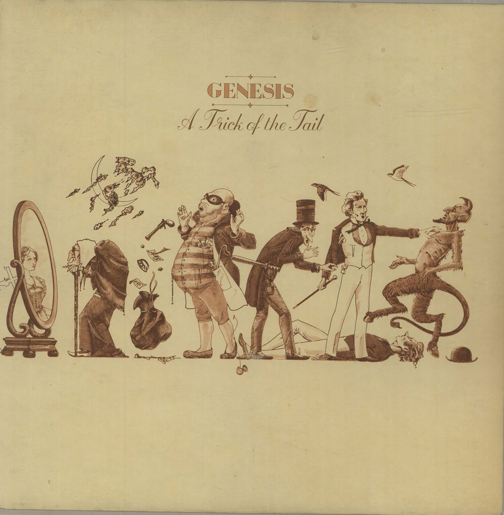 Genesis A Trick Of The Tail - 1st - VG UK vinyl LP album (LP record) CDS4001