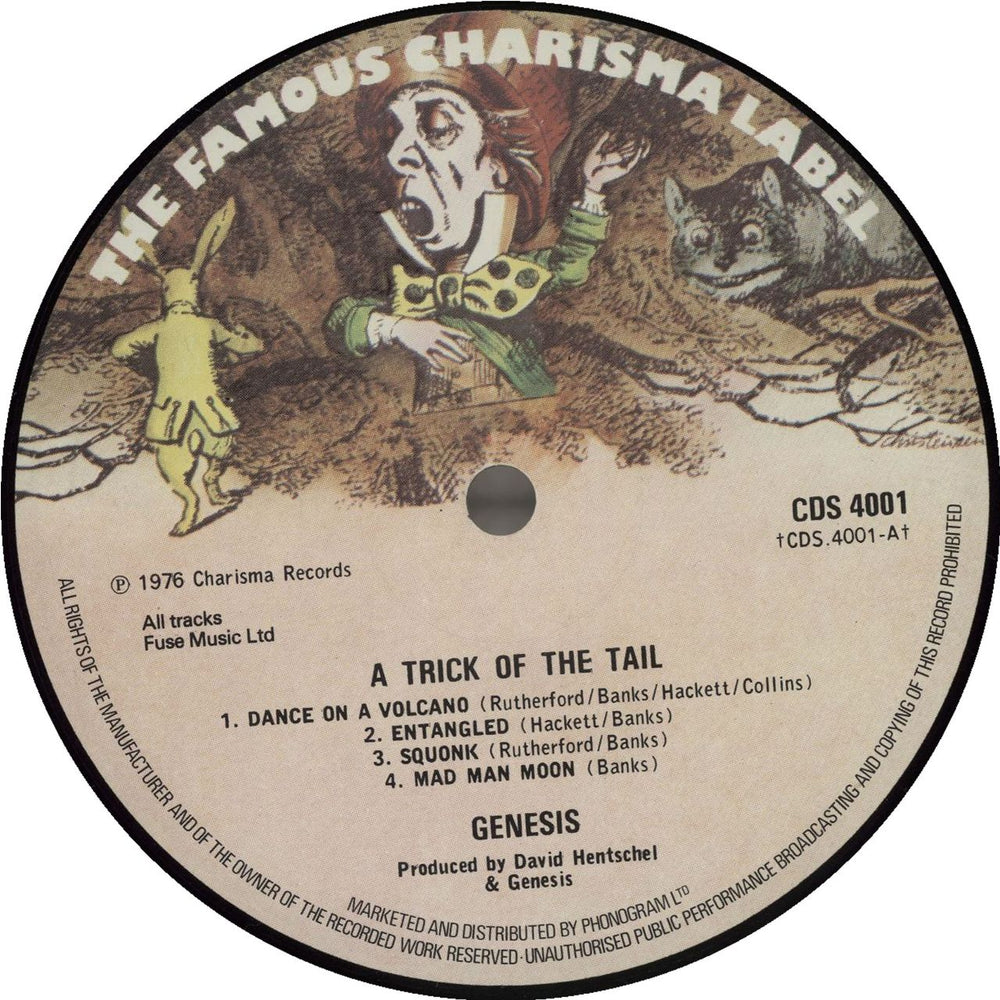 Genesis A Trick Of The Tail - 1st - VG UK vinyl LP album (LP record) GENLPAT681319