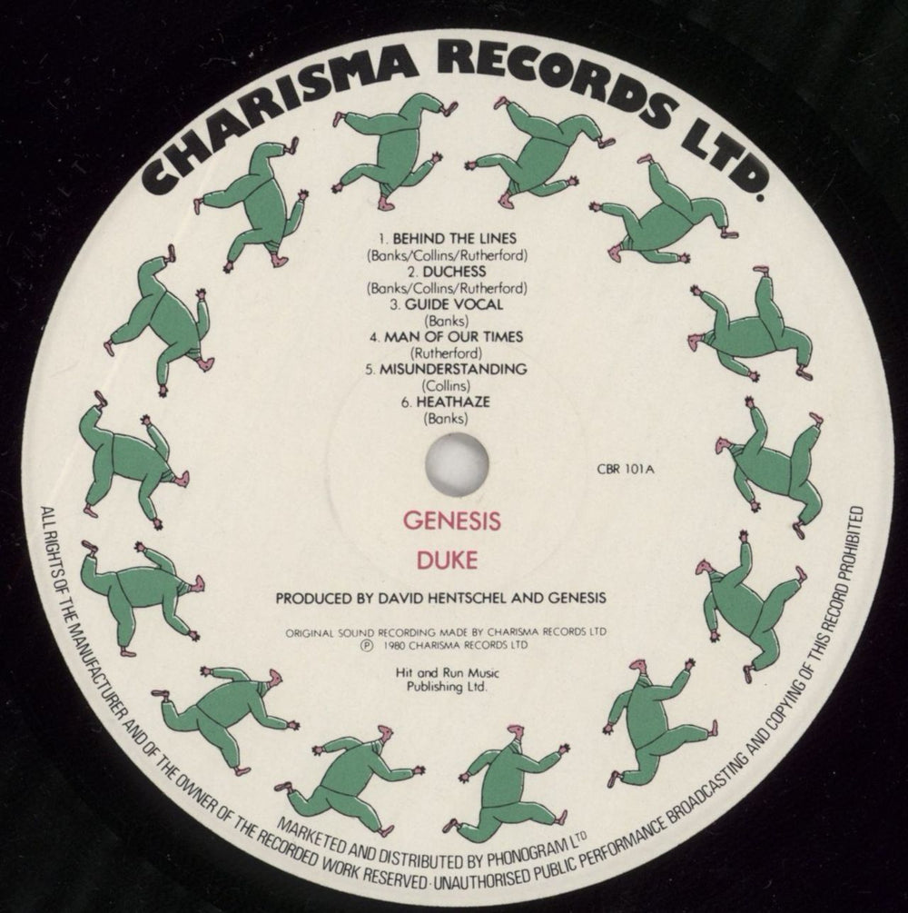 Genesis Duke UK vinyl LP album (LP record) GENLPDU389910