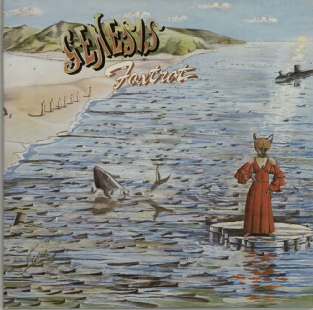 Genesis Foxtrot - 4th UK vinyl LP album (LP record) CAS1058