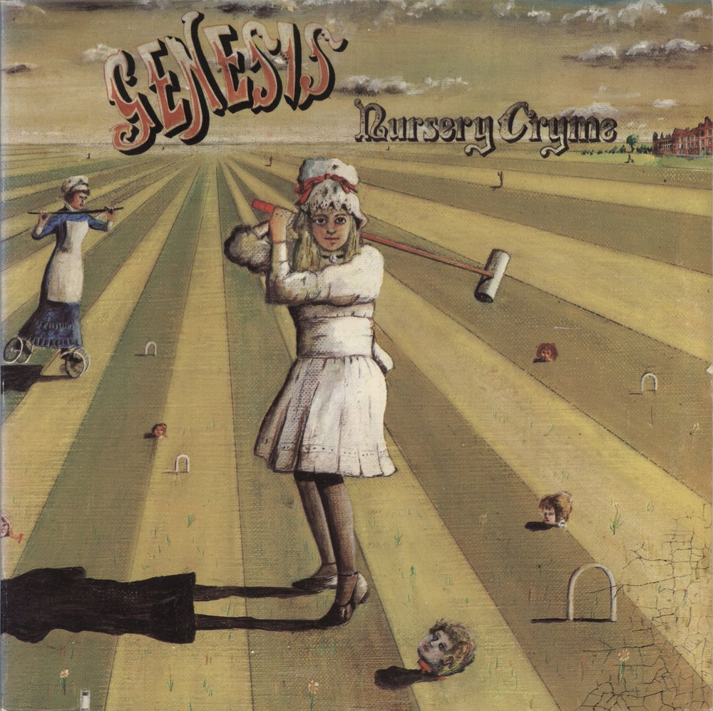 Genesis Nursery Cryme - 1st US vinyl LP album (LP record) CAS1052