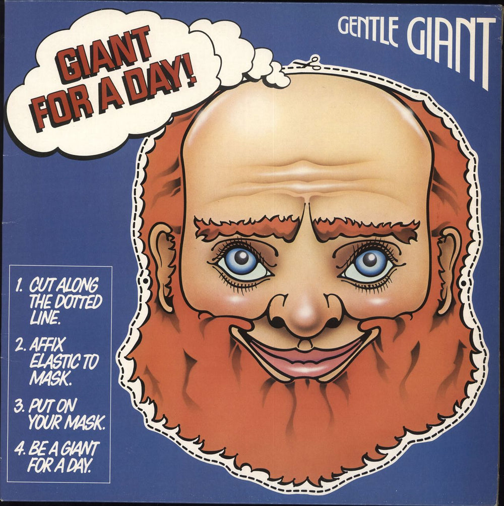Gentle Giant Giant For A Day + Inner UK vinyl LP album (LP record) CHR1186
