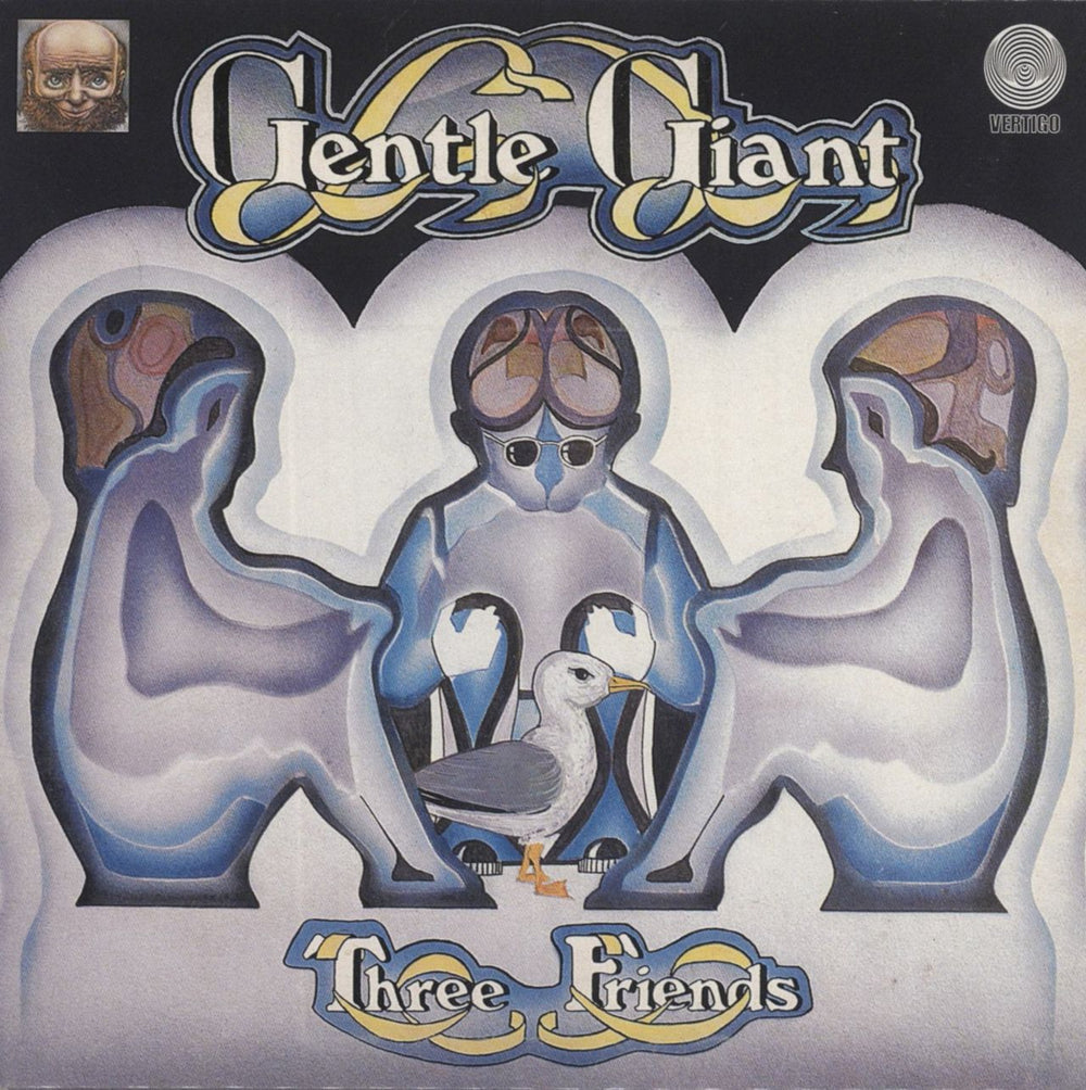 Gentle Giant Three Friends UK CD album (CDLP) REP5114