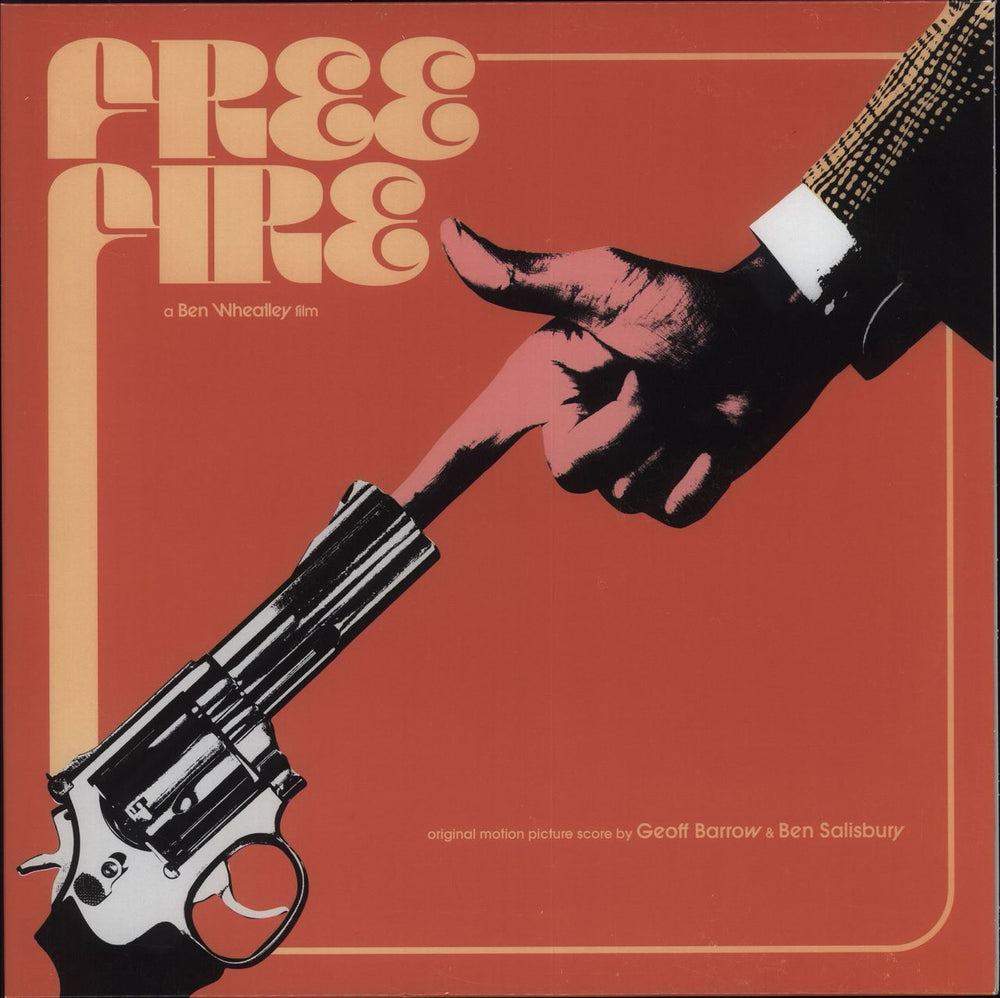 Geoff Barrow Free Fire - Clear & Red Vinyl UK vinyl LP album (LP record) ROOKINV166LP