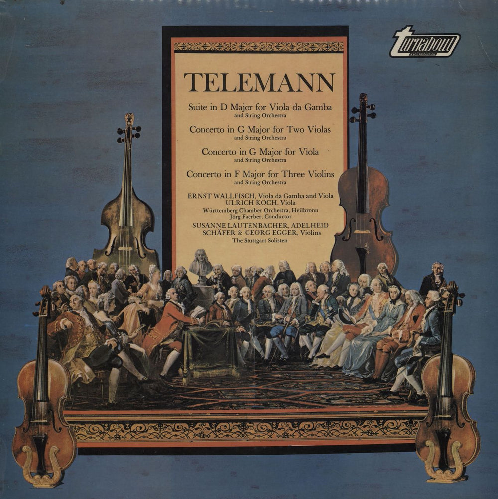 Georg Philipp Telemann Telemann Suite And Concertos UK vinyl LP album (LP record) TV34288S