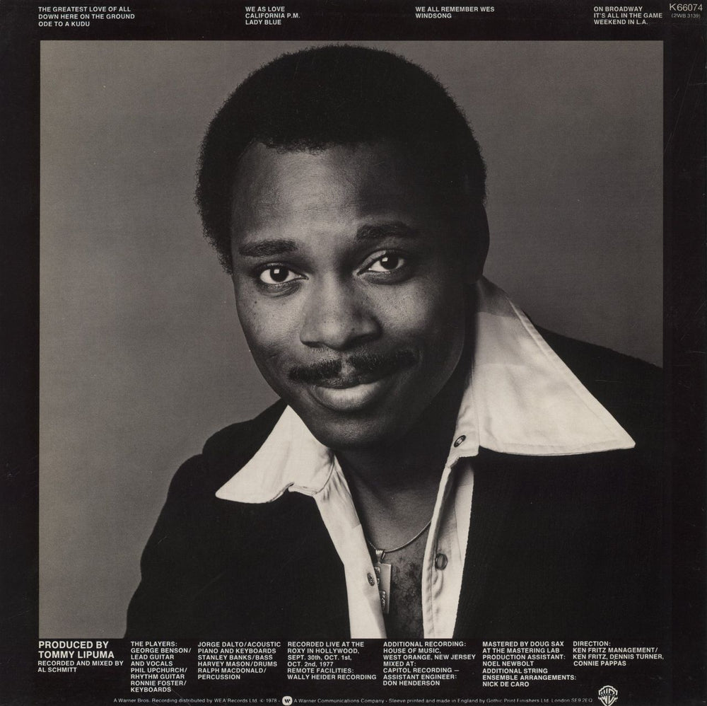 George Benson Weekend In L.A. UK 2-LP vinyl record set (Double LP Album)