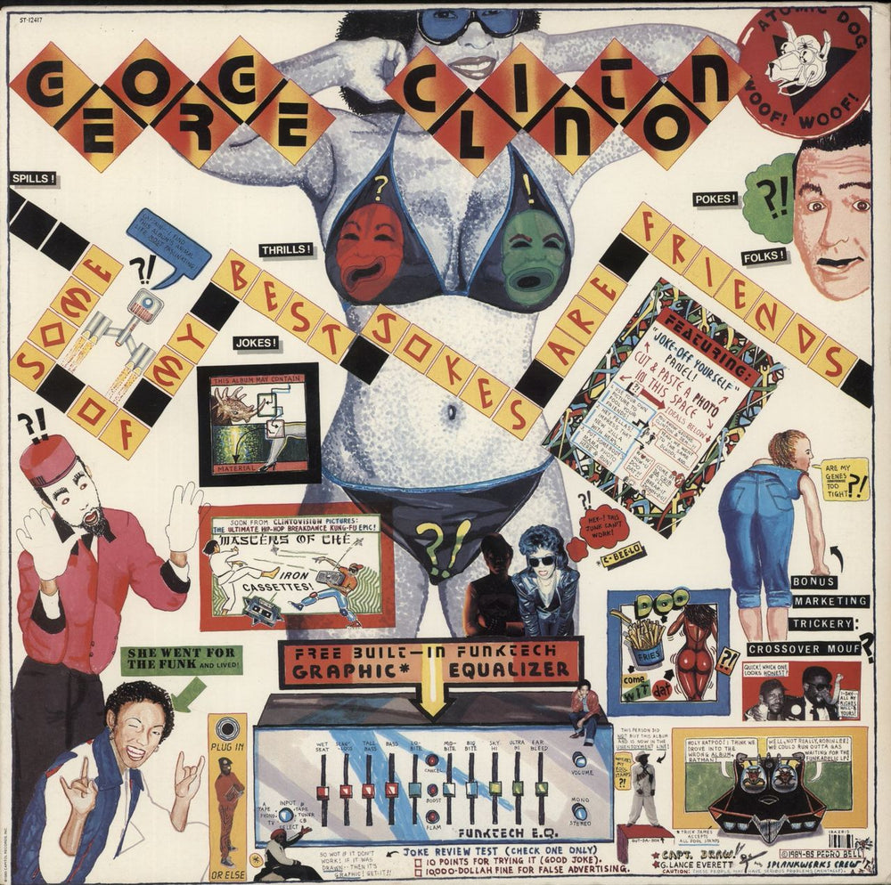 George Clinton Some Of My Best Jokes Are Friends US vinyl LP album (LP record) ST-12417