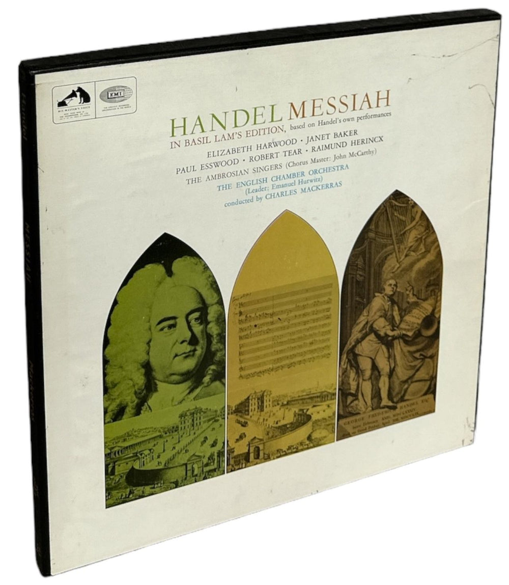 George Frideric Handel Messiah - 1st UK Vinyl Box Set SLS774