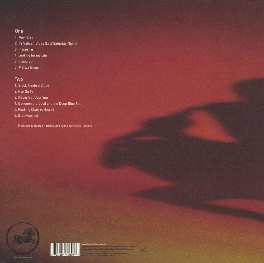 George Harrison Brainwashed UK vinyl LP album (LP record) 724354196911