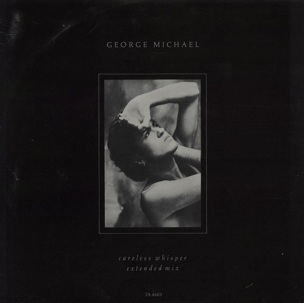 George Michael Careless Whisper (Extended Mix) - P/S UK 12" vinyl single (12 inch record / Maxi-single) TA4603