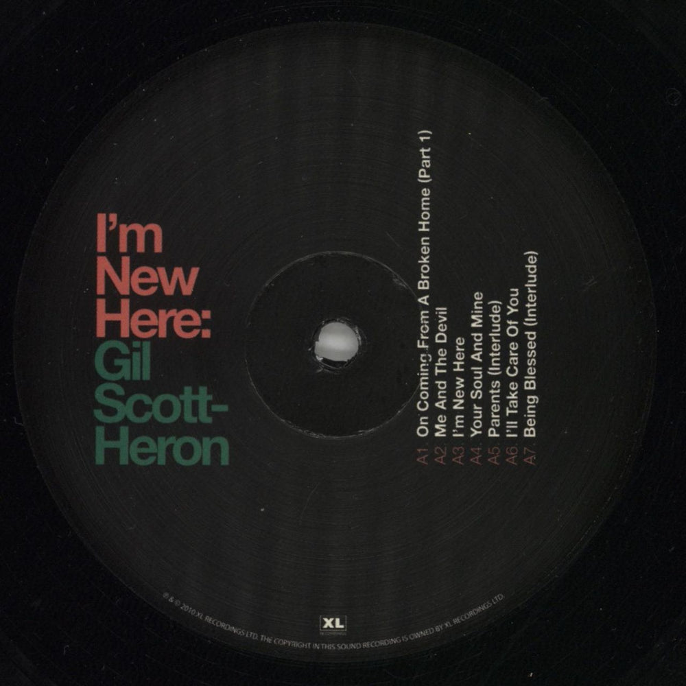 Gil Scott-Heron I'm New Here US vinyl LP album (LP record) GSHLPIM500670