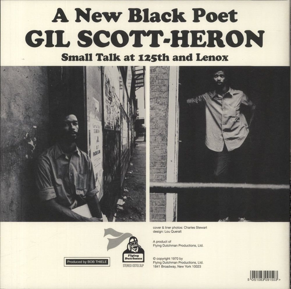 Gil Scott-Heron Small Talk At 125th And Lenox UK vinyl LP album (LP record) 029667014915