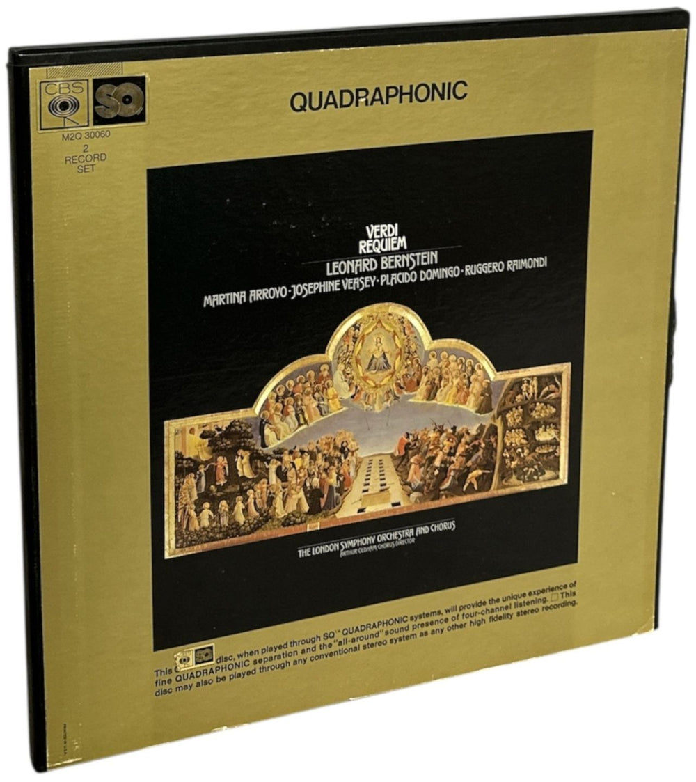 Giuseppe Verdi Requiem - Quadraphonic US 2-LP vinyl record set (Double LP Album) M2Q30060