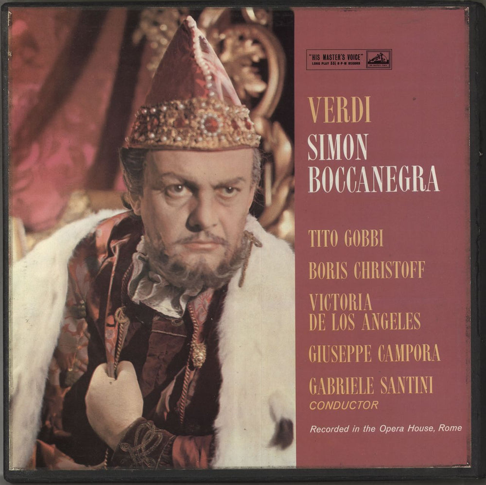 Giuseppe Verdi Simon Boccanegra UK Vinyl Box Set RLS654