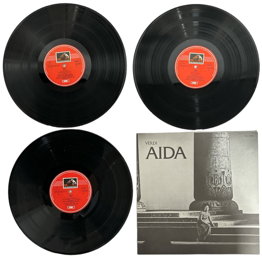 Giuseppe Verdi Verdi: Aida UK vinyl LP album (LP record) VBOLPVE843609