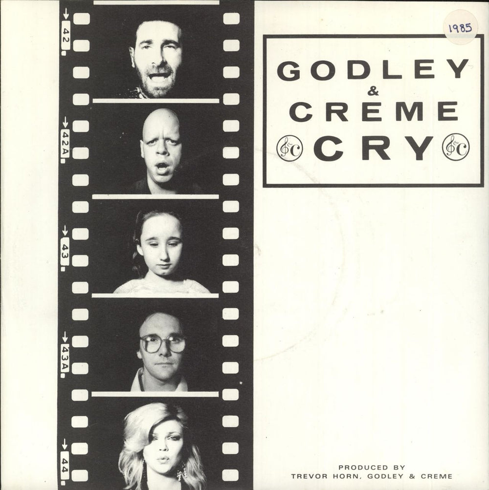 Godley & Creme Cry + Sleeve UK 7" vinyl single (7 inch record / 45) POSP732