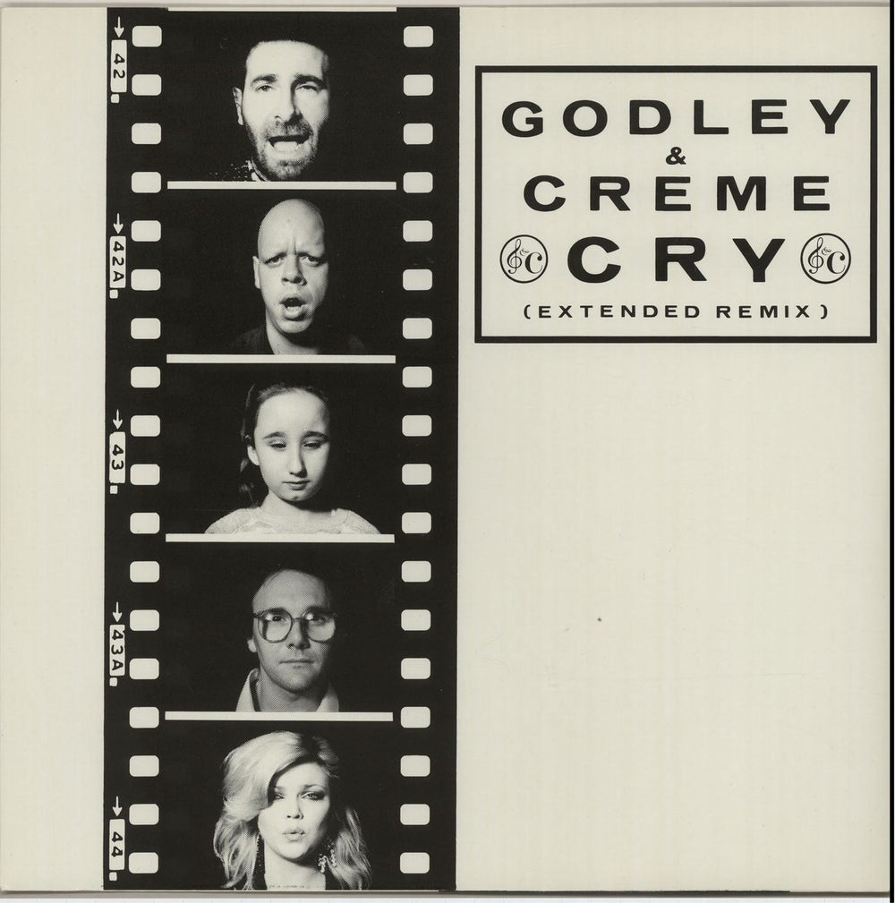 Godley & Creme Cry UK 12" vinyl single (12 inch record / Maxi-single) POSPA732