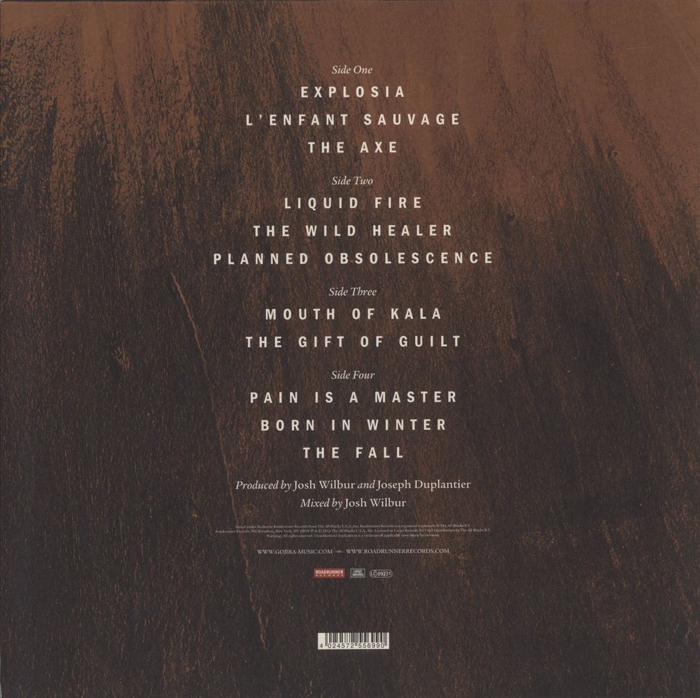 Gojira L'Enfant Sauvage - 1st - EX German 2-LP vinyl record set (Double LP Album) 4024572556990