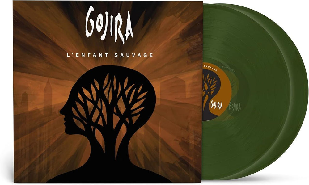 Gojira L'Enfant Sauvage - Forest Green Vinyl - Sealed UK 2-LP vinyl record set (Double LP Album) 075678603433