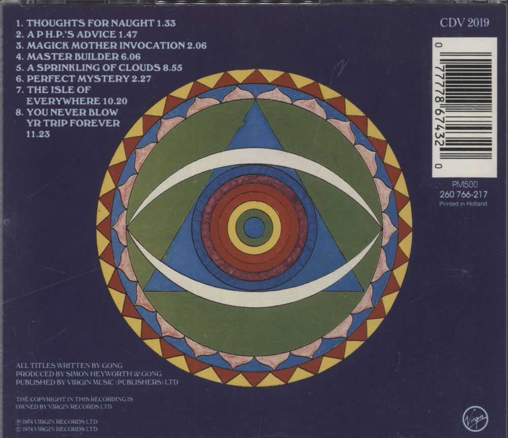 Gong You (Radio Gnome 3) Dutch CD album (CDLP)