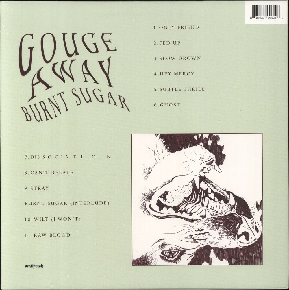 Gouge Away Burnt Sugar US vinyl LP album (LP record) 667744996206