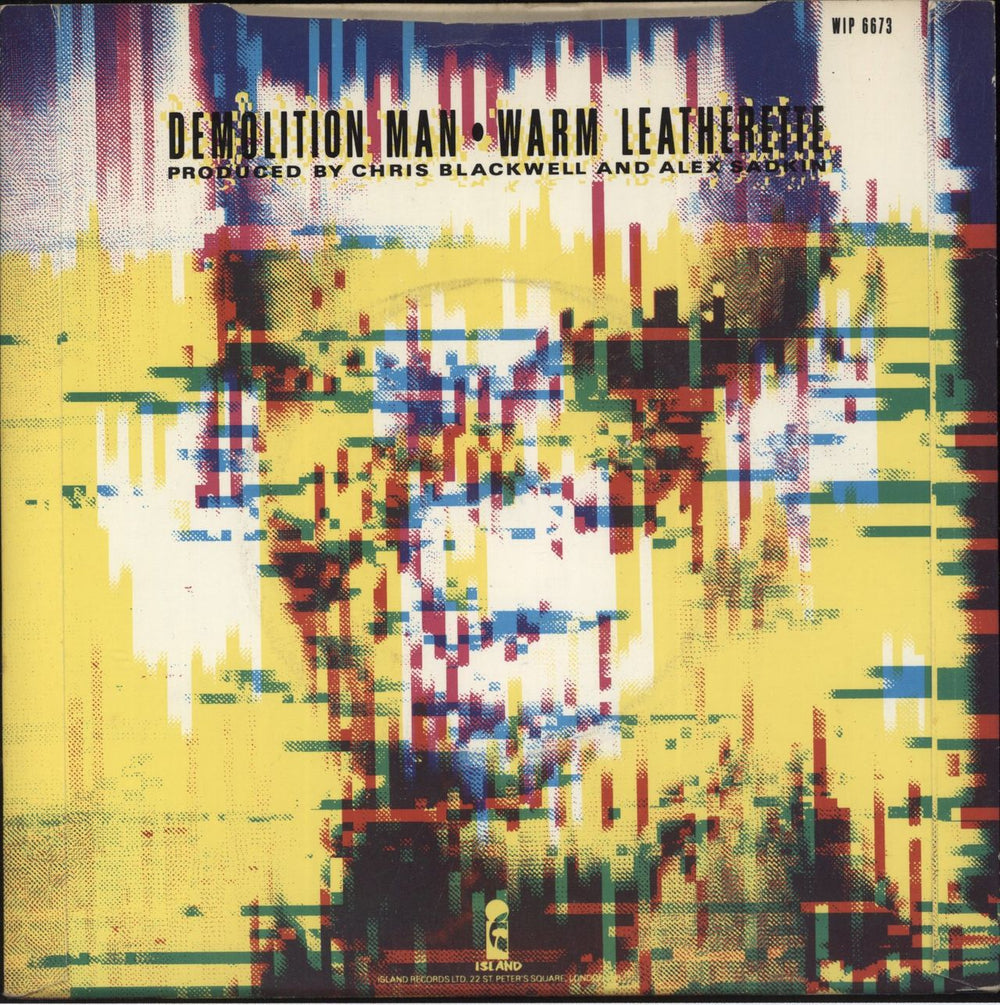 Grace Jones Demolition Man UK 7" vinyl single (7 inch record / 45)