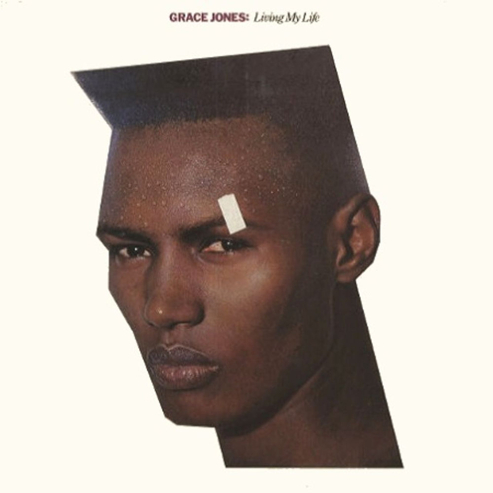 Grace Jones Living My Life UK vinyl LP album (LP record) ILPS9722