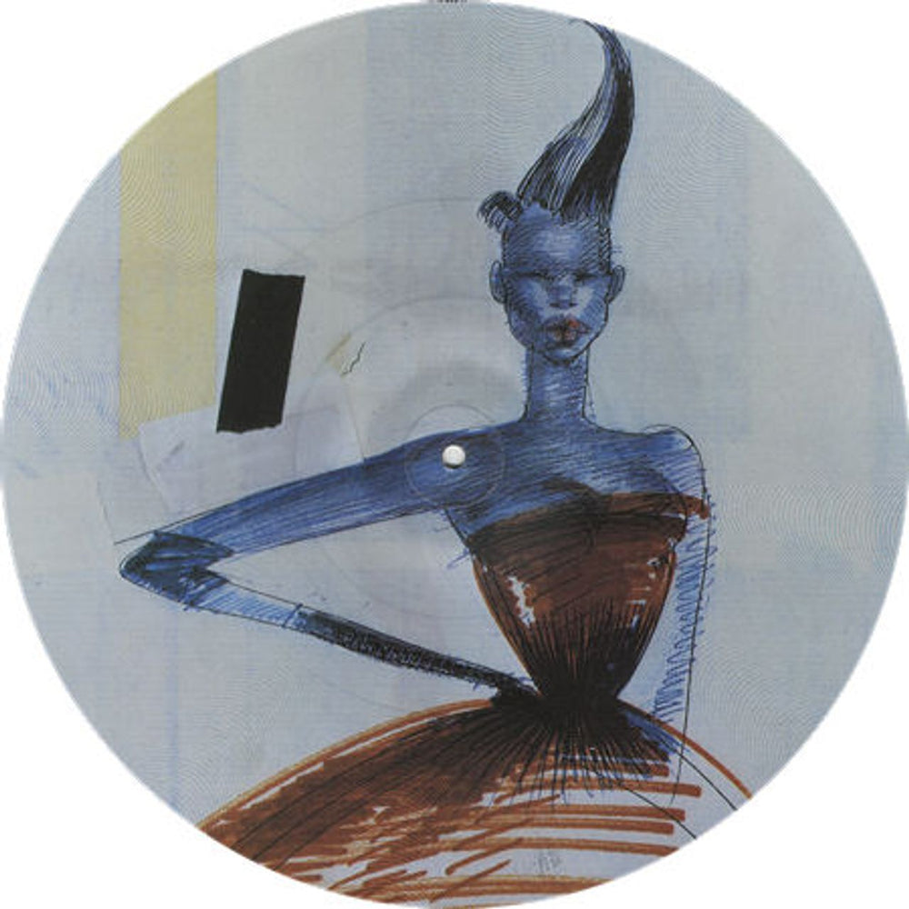 Grace Jones Love Is The Drug UK 12" vinyl picture disc (12 inch picture record) 12ISP266
