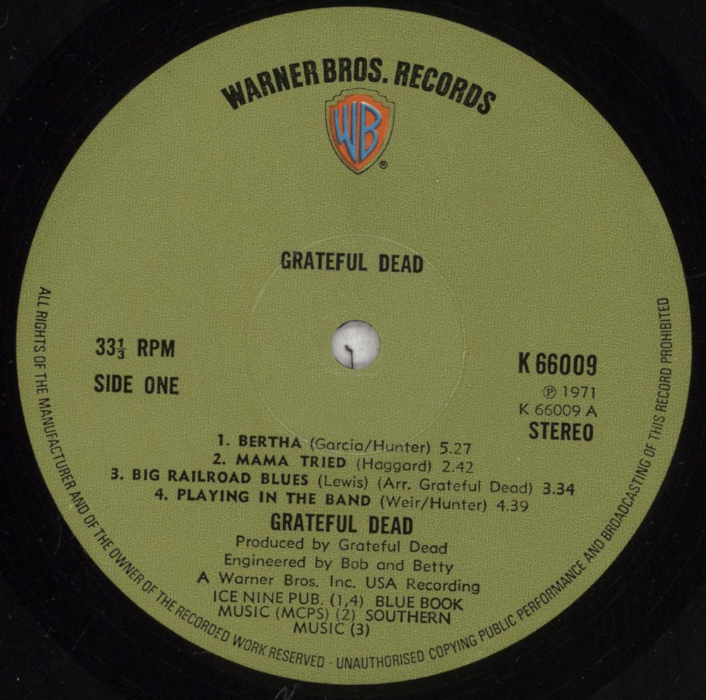 Grateful Dead Grateful Dead - Title Stickered Sleeve UK 2-LP vinyl record set (Double LP Album) GRD2LGR836893