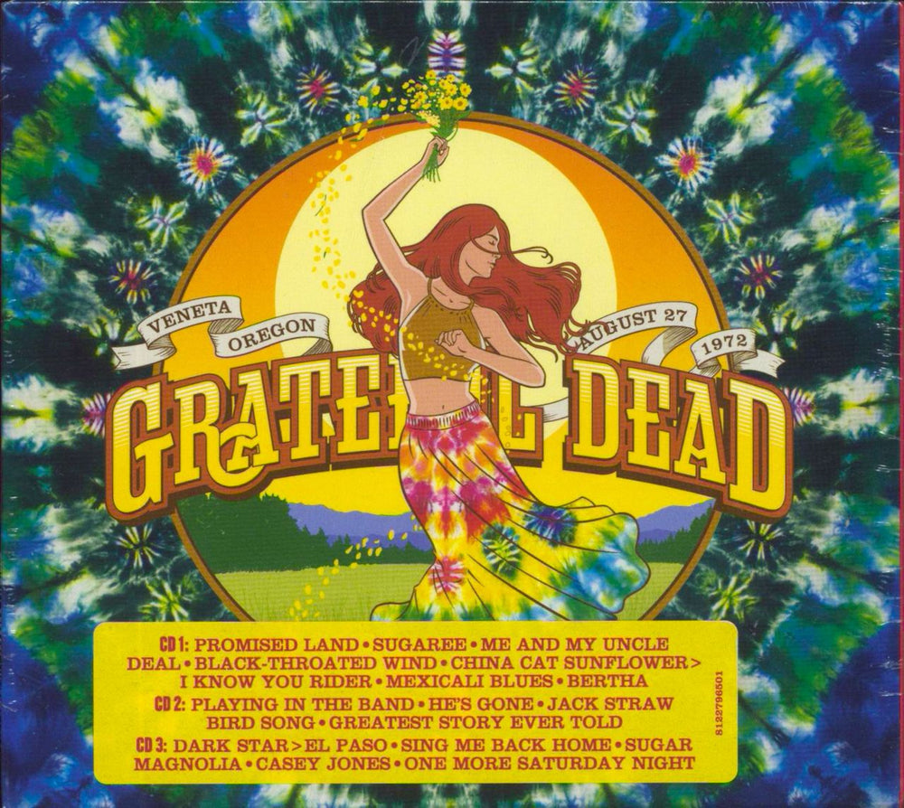 Grateful Dead Sunshine Daydream (Veneta, Oregon, August 27, 1972) - Sealed UK 3-disc CD/DVD Set 081227965013