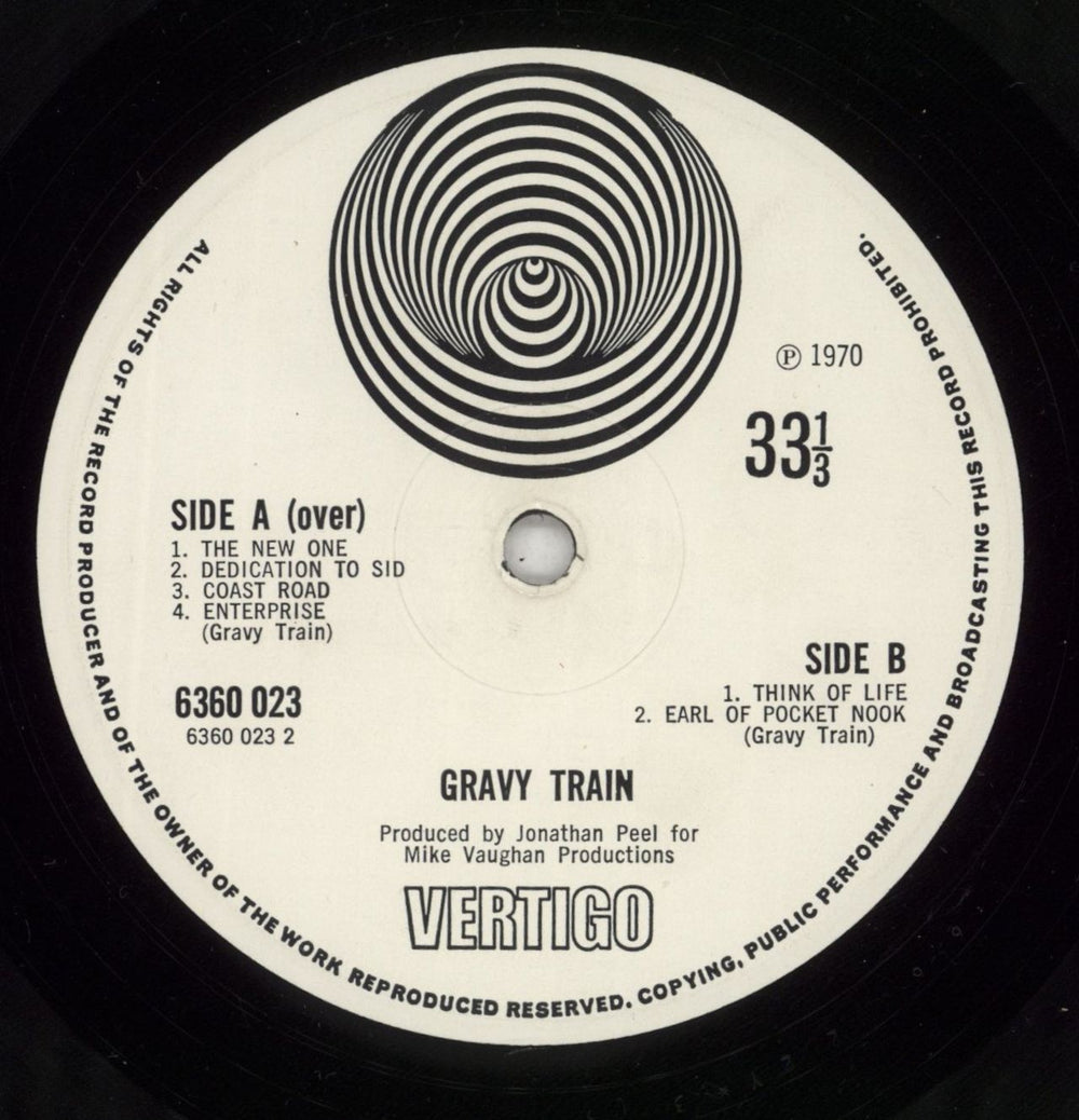 Gravy Train Gravy Train - 1st - VG UK vinyl LP album (LP record) GTRLPGR864166