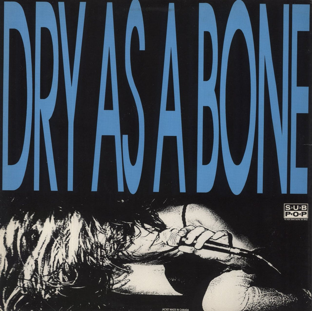 Green River Dry As A Bone - 1st + Yellow Insert US 12" vinyl single (12 inch record / Maxi-single)