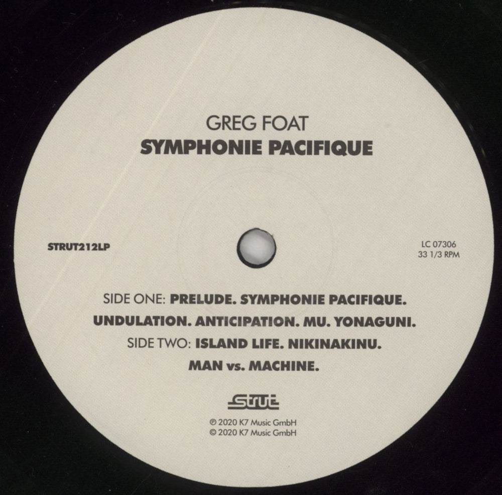 Greg Foat Symphonie Pacifique UK 2-LP vinyl record set (Double LP Album) 0YJ2LSY859482