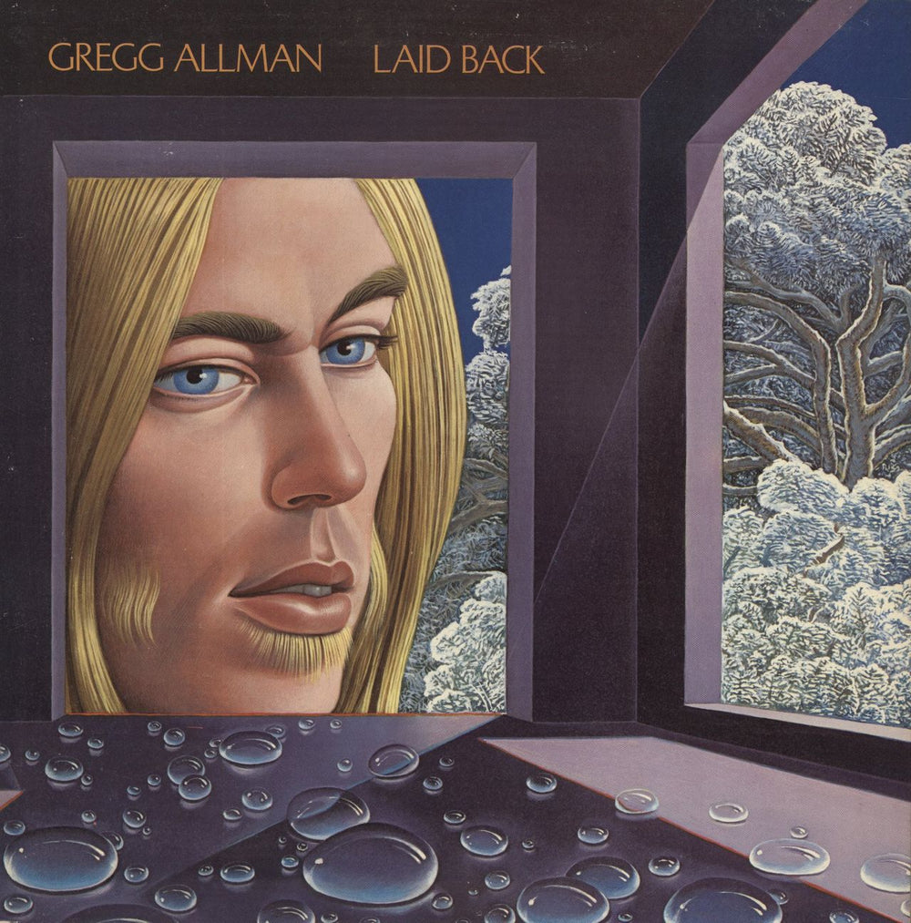 Gregg Allman Laid Back UK vinyl LP album (LP record) K47508