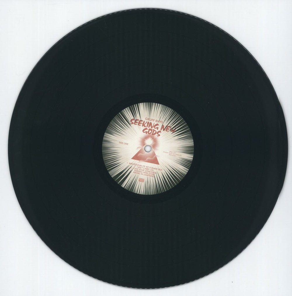 Gruff Rhys Seeking New Gods - Green Vinyl UK vinyl LP album (LP record) GUFLPSE871093