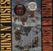 Guns N Roses Appetite For Destruction - 1st + Cross Sticker + 2 Hype Stickers UK vinyl LP album (LP record) WX125