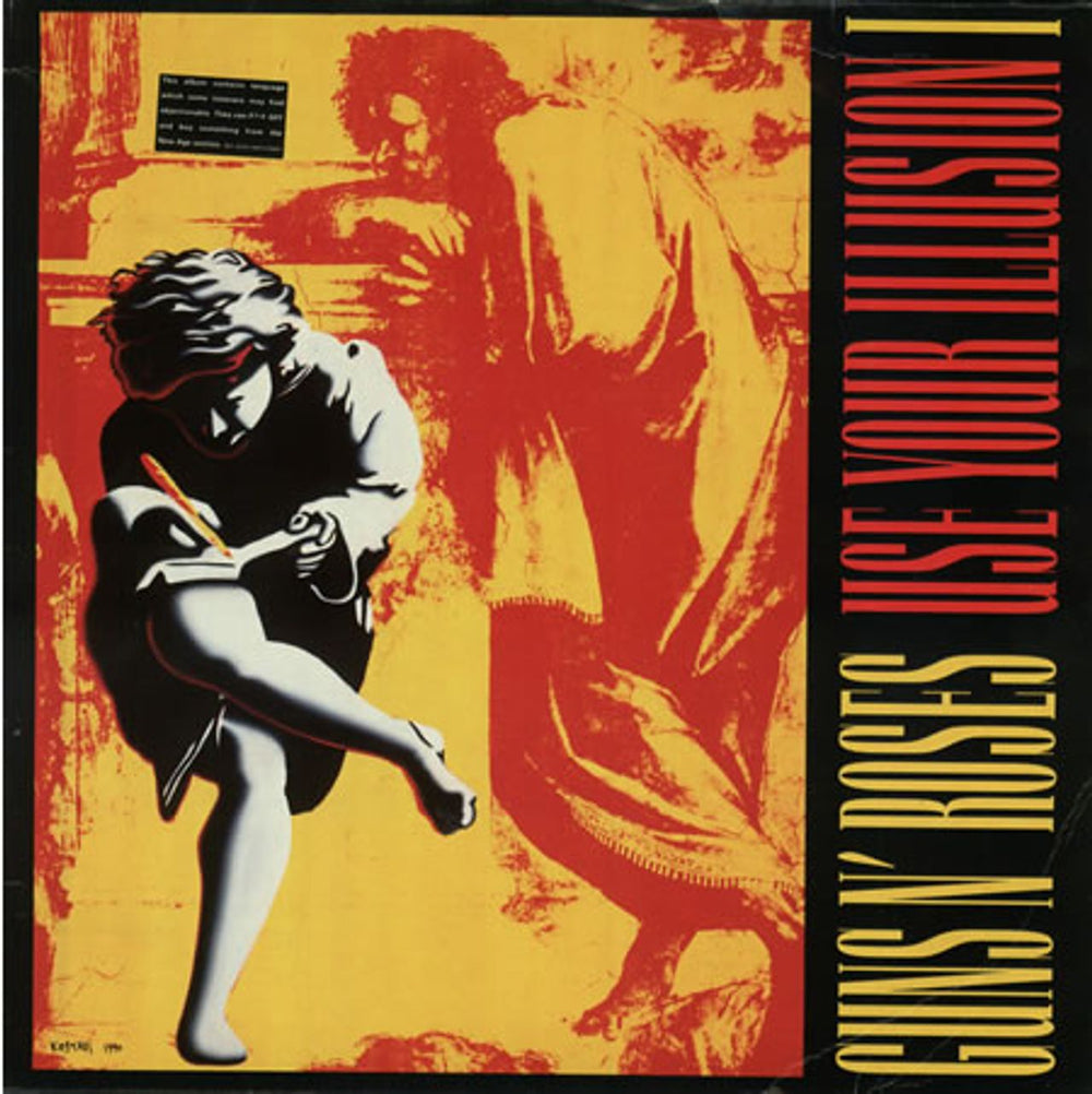 Guns N Roses Use Your Illusion I UK 2-LP vinyl record set (Double LP Album) GEF24415