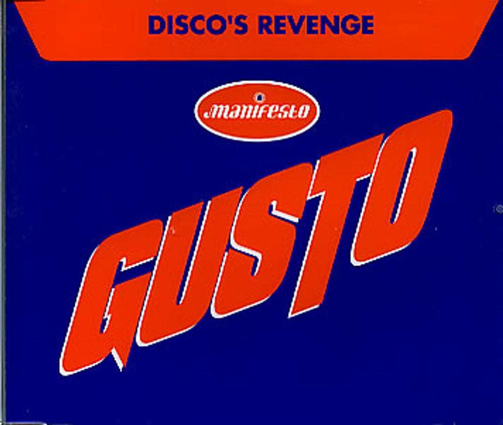 Gusto Disco's Revenge UK CD single (CD5 / 5") FESCD6