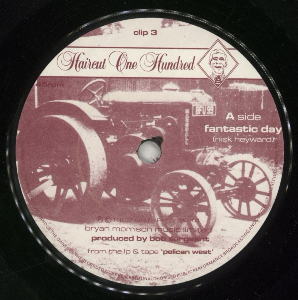 Haircut 100 Fantastic Day - Solid UK 7" vinyl single (7 inch record / 45) HAI07FA171201