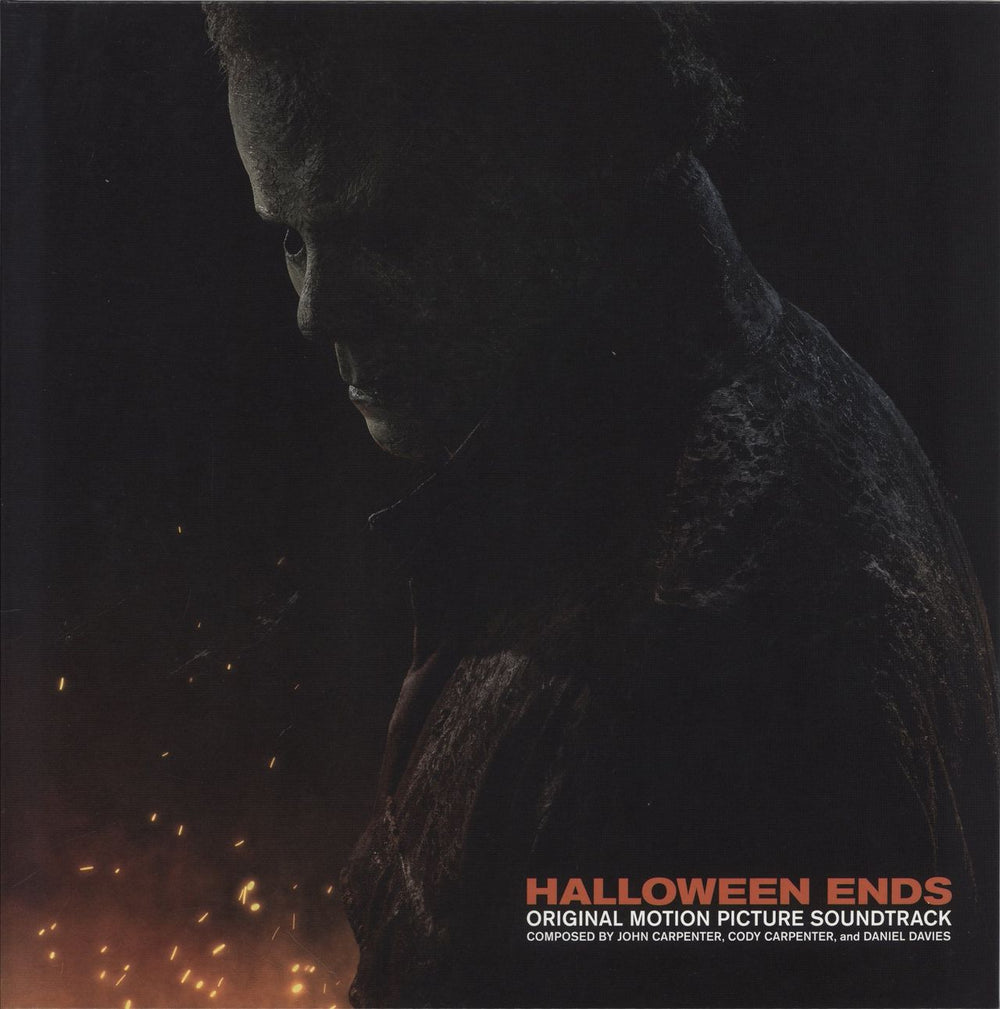Halloween (+ Sequels) Halloween Ends - Clear With Green Pinwheel Vinyl UK vinyl LP album (LP record) SBR-315