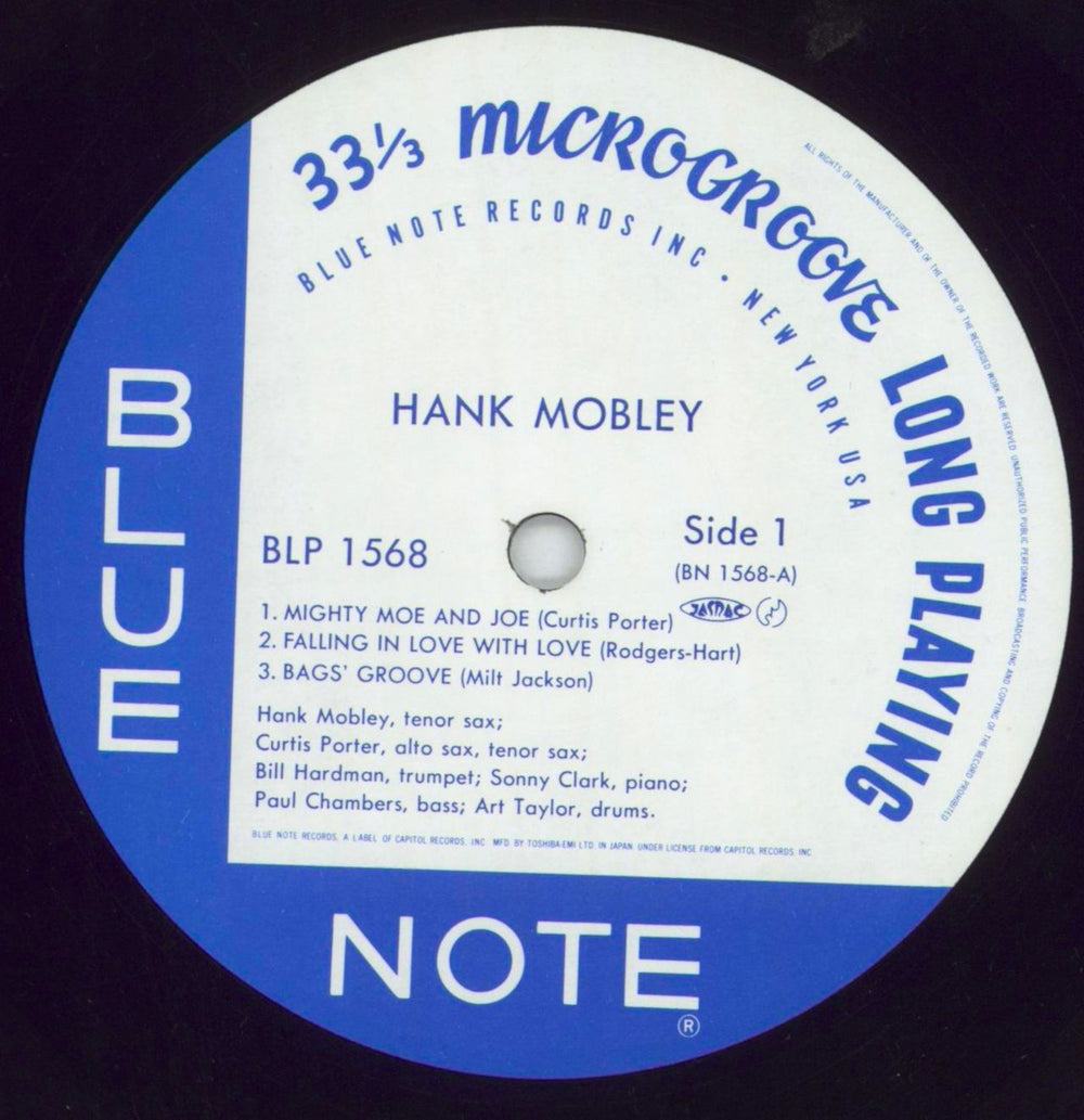 Hank Mobley Hank Mobley Japanese vinyl LP album (LP record) HMOLPHA715498