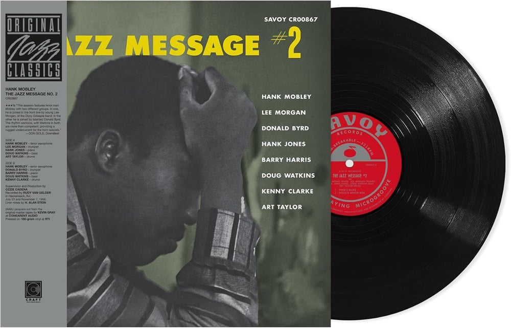 Hank Mobley Jazz Message #2 - Original Jazz Classics Series - 180 Gram Black Vinyl - Sealed US vinyl LP album (LP record) CR00867