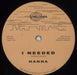 Hanna I Needed UK 12" vinyl single (12 inch record / Maxi-single) 2B312IN858194