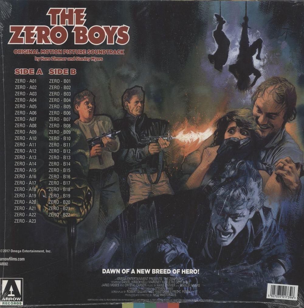 Hans Zimmer The Zero Boys UK vinyl LP album (LP record) 5027035017396