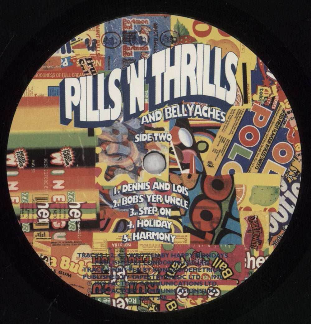 Happy Mondays Pills 'N' Thrills And Bellyaches - 1st - EX - Open Shrink UK vinyl LP album (LP record) HAPLPPI840863